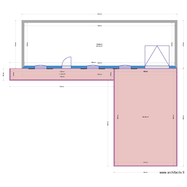 Cour. Plan de 0 pièce et 0 m2