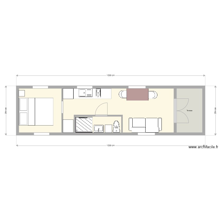 roulotte 3. Plan de 0 pièce et 0 m2