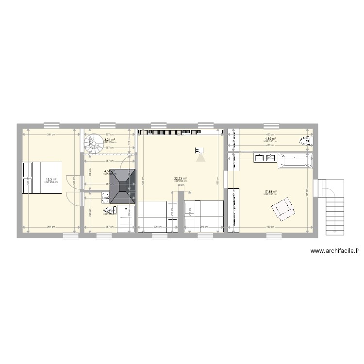 la colombière étage. Plan de 0 pièce et 0 m2