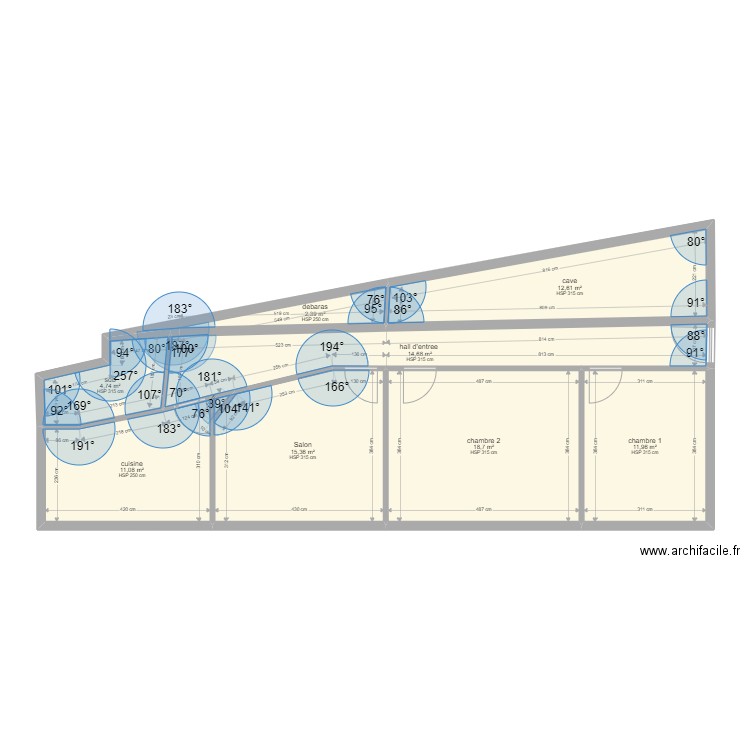 Makram. Plan de 8 pièces et 92 m2