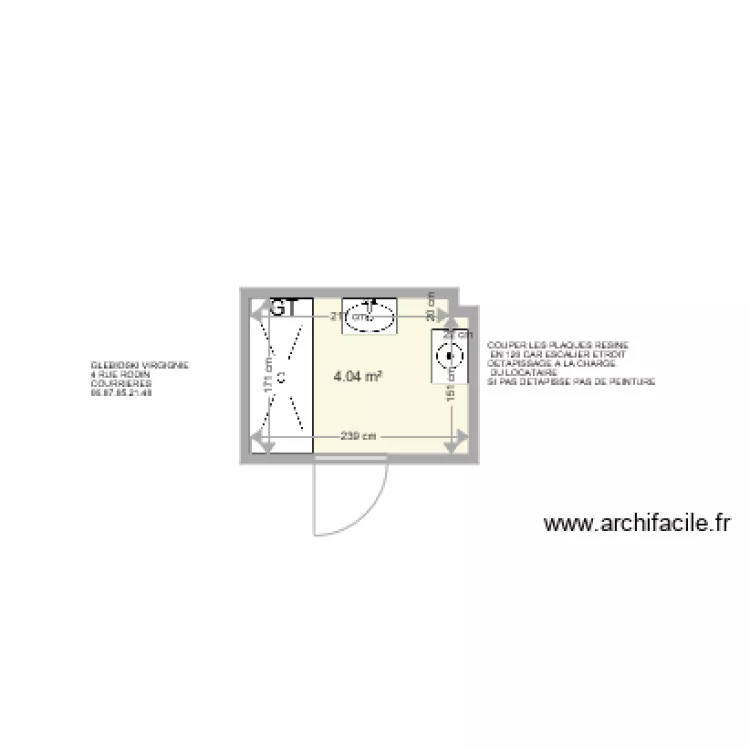 GLEBIOSKI VIRGINIE. Plan de 