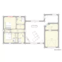 maison Chauvigny plein pieds avac mur facade continu 2