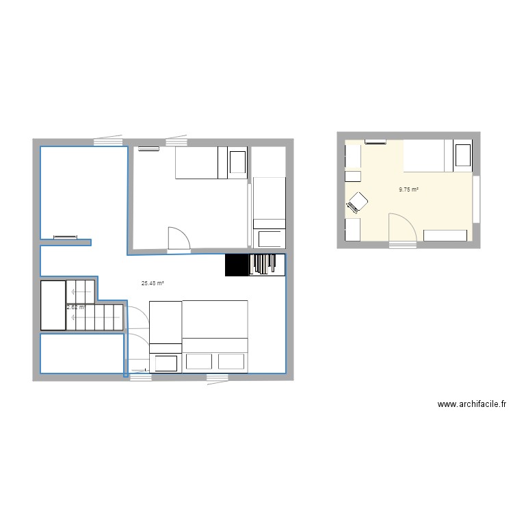 Plan chalet de base. Plan de 0 pièce et 0 m2