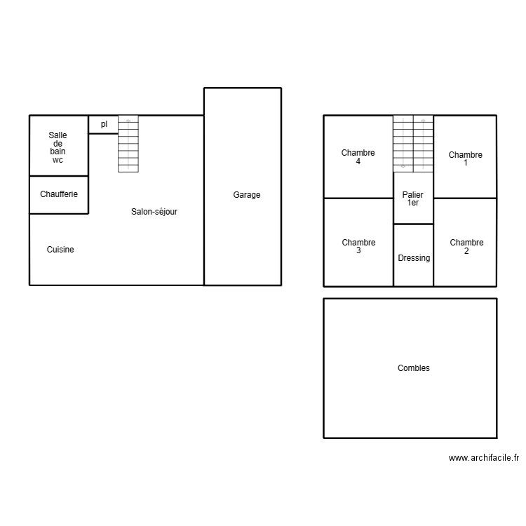 POULDREUZIC MERLE. Plan de 0 pièce et 0 m2