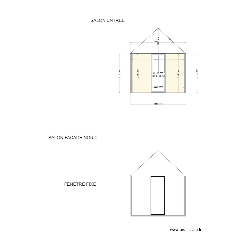 SALON ENTREE. Plan de 0 pièce et 0 m2