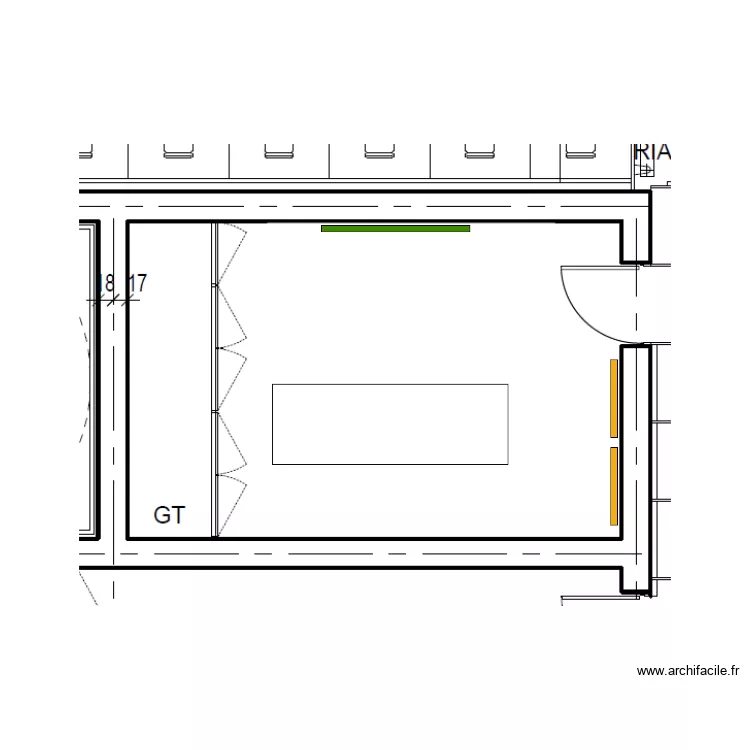 8 pl RDC. Plan de 8 pl RDC. Plan de
