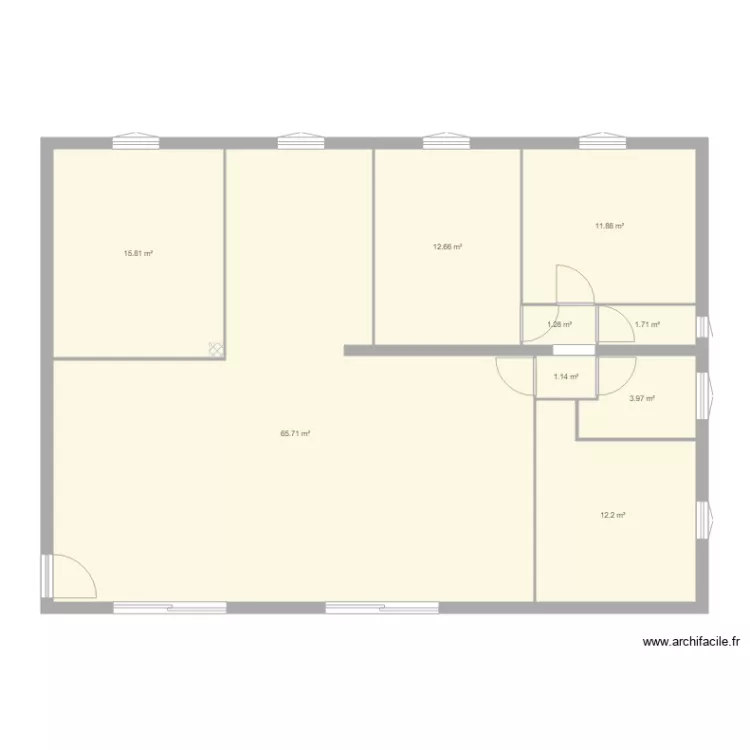 maison. Plan de 