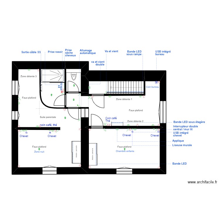 VALREAS R2 Elec. Plan de 4 pièces et 42 m2