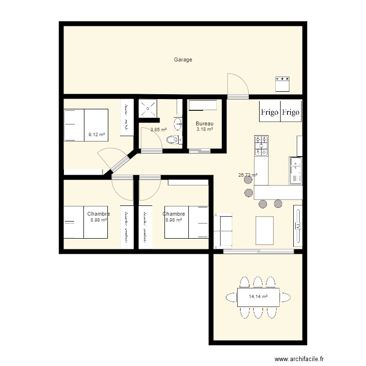 Maison Ludotau  01. Plan de 0 pièce et 0 m2