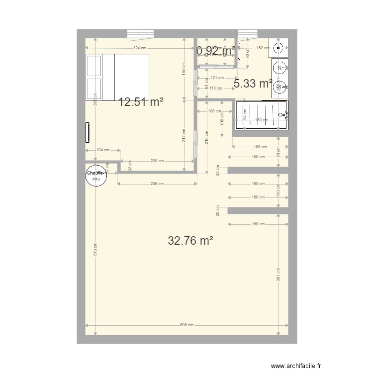 ORSAUD. Plan de 0 pièce et 0 m2