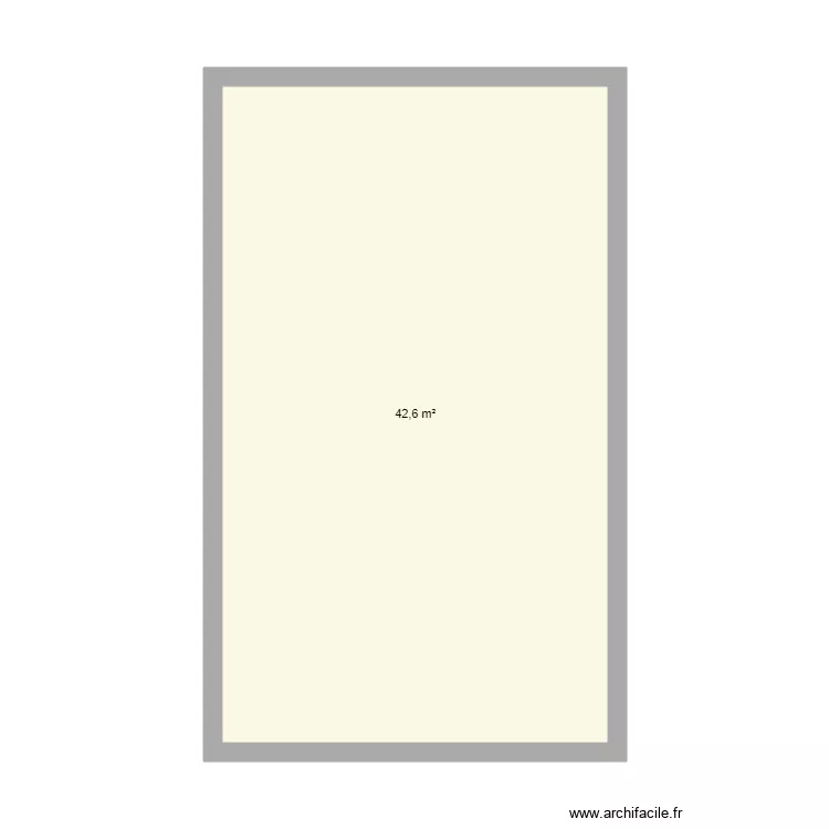 plan de salle de vie. Plan de 