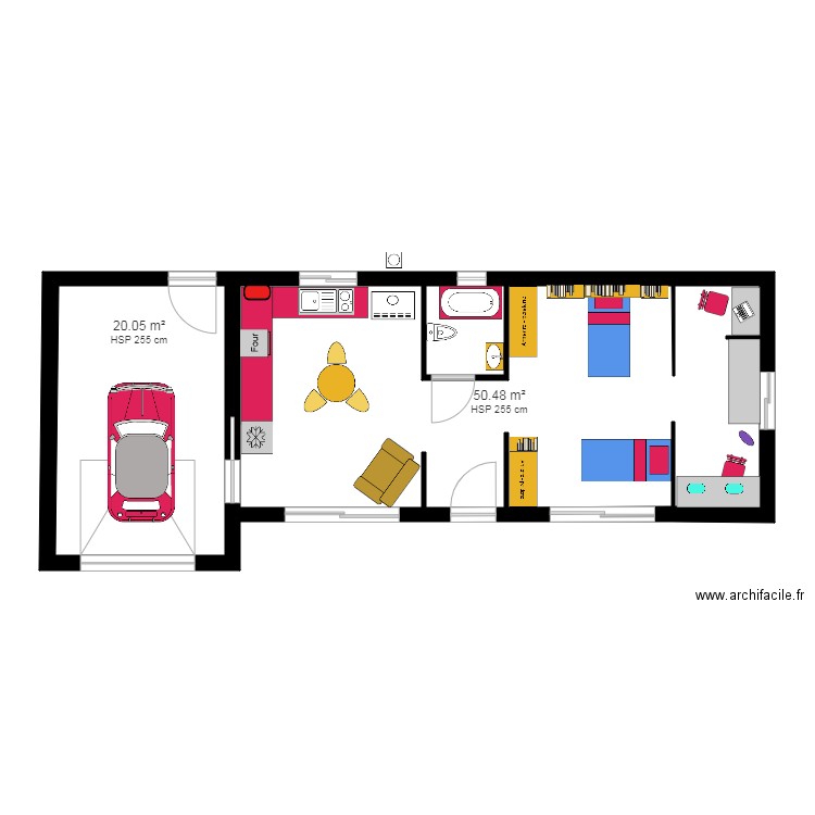 habitat. Plan de 0 pièce et 0 m2