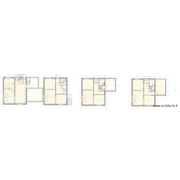 oriel. Plan de 0 pièce et 0 m2