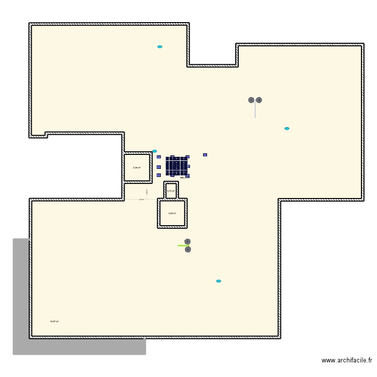 BUREAU LAFLEUR DCC. Plan de 5 pièces et 418 m2