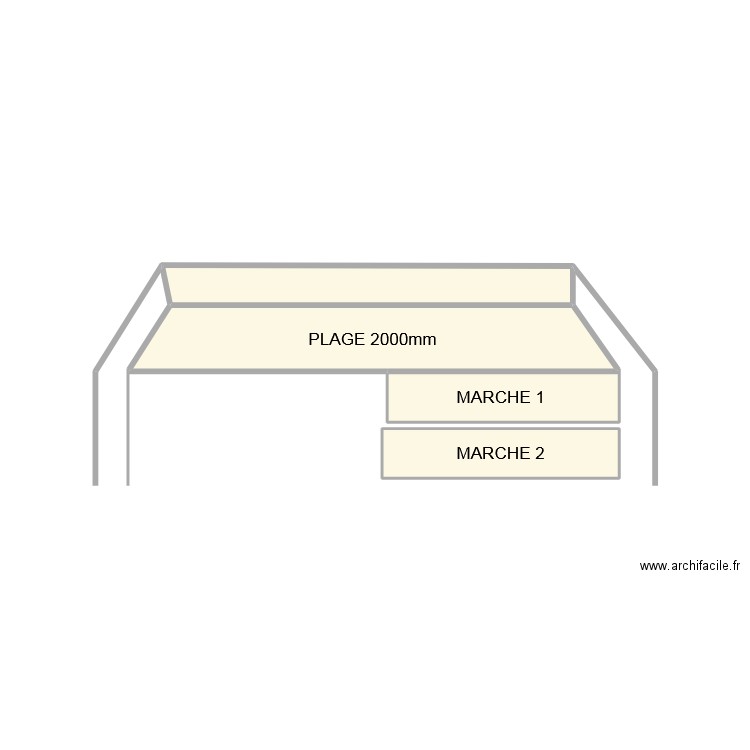 ESCALIER FACE. Plan de 0 pièce et 0 m2