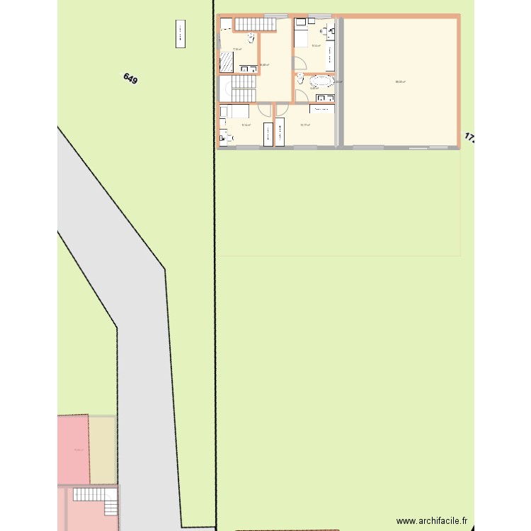 Projet RD30 2LOG. Plan de 0 pièce et 0 m2