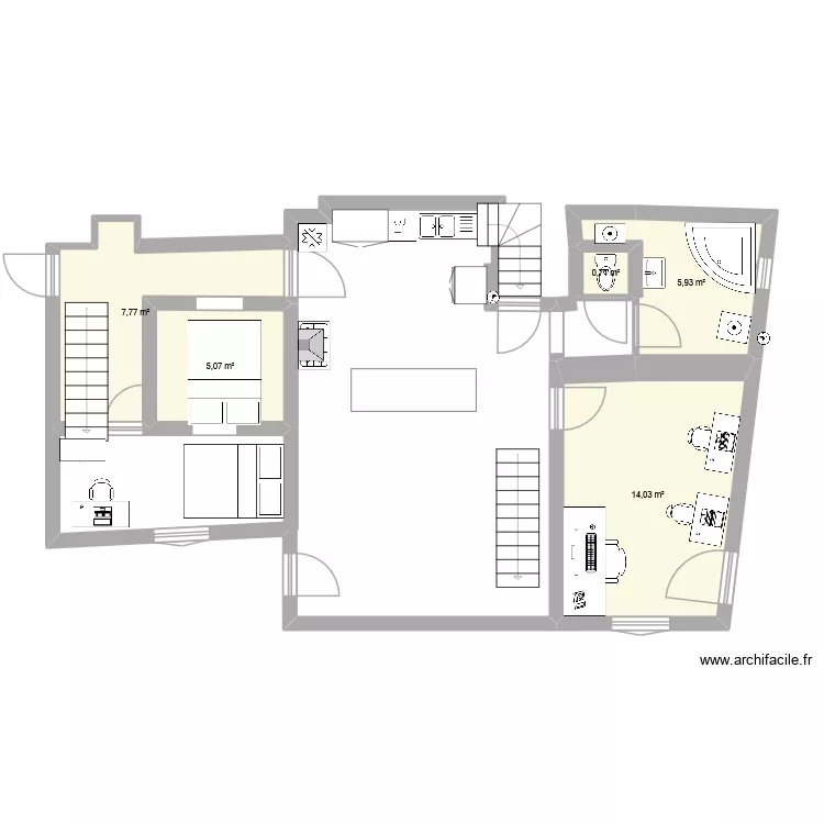 CommunsMacLeine. Plan de 5 et 34 m² CommunsMacLeine. Plan de 5 et 34 m²