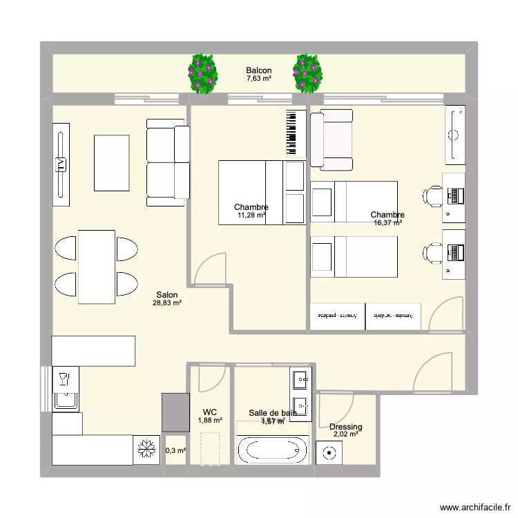 appart jean mace. Plan de 8 et 72 m² appart jean mace. Plan de 8 et 72 m²