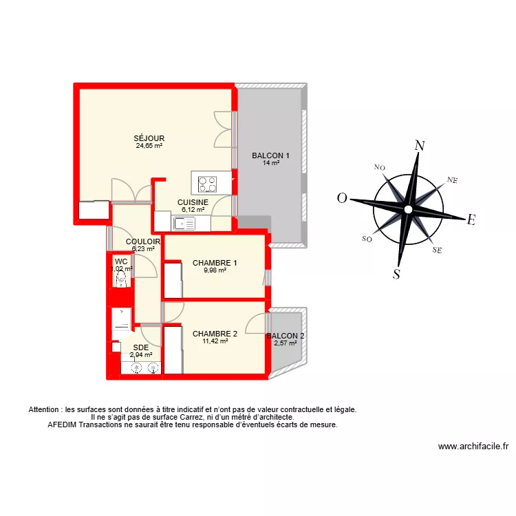 BI 33109. Plan de 14 pièces et 94 m² BI 33109. Plan de 14 pièces et 94 m²