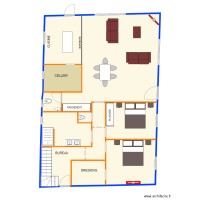 arnal leur plan avec escalier