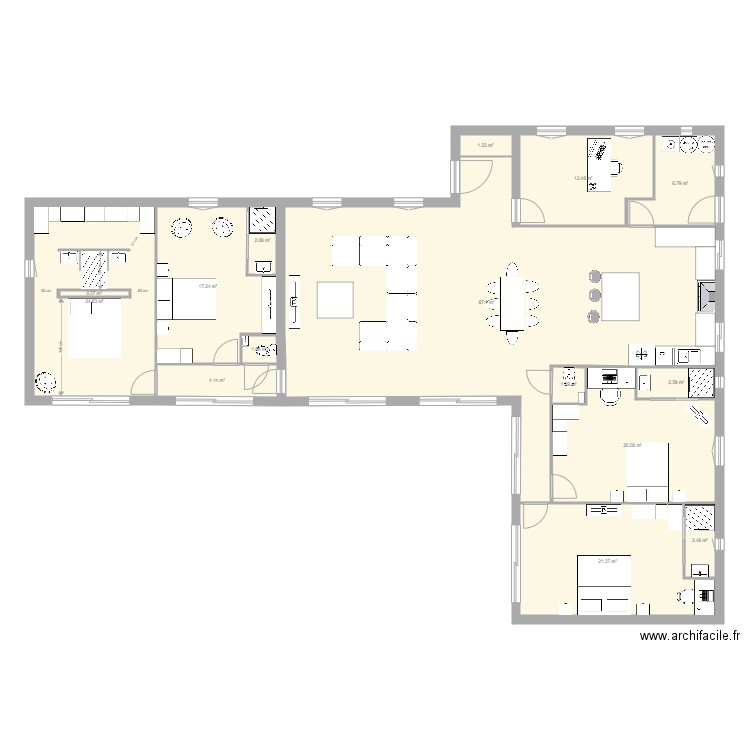 MAISON TAHITI 200m2. Plan de 0 pièce et 0 m2