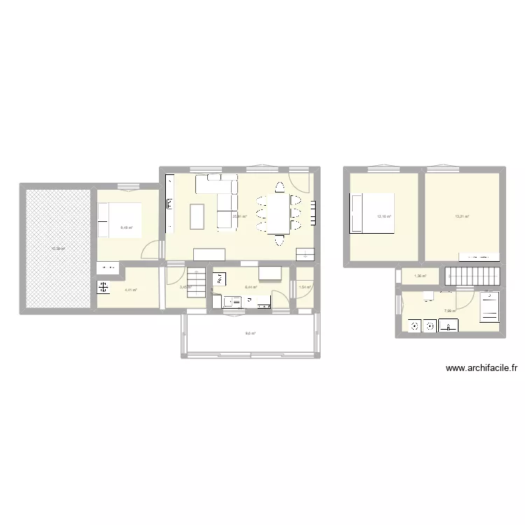 Maison Mito Marie. Plan de 