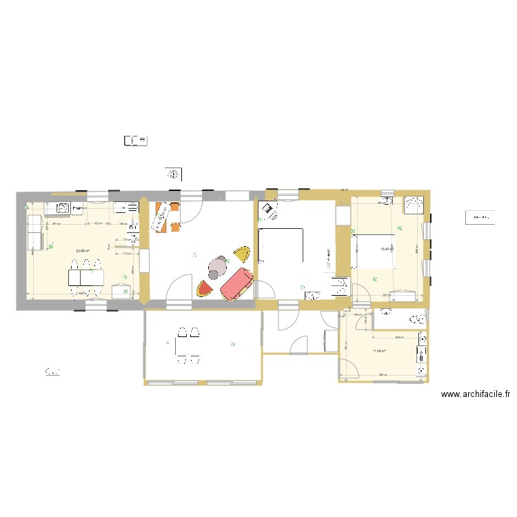 maison lavignassecuisinebisbis. Plan de 0 pièce et 0 m2