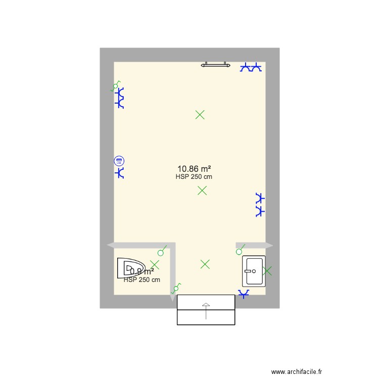 Markelbach Entre etage ELEC 2. Plan de 0 pièce et 0 m2