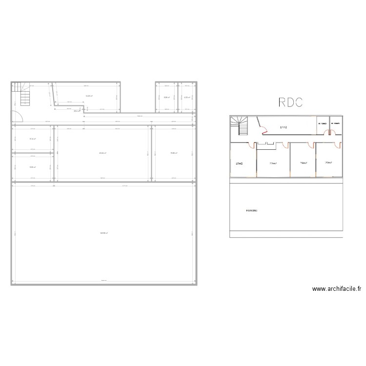 Domont 2nd RDC. Plan de 0 pièce et 0 m2