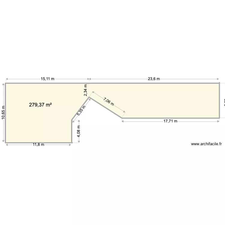 Toiture plate . Plan de 