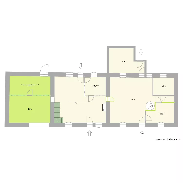 16et14 sanguilles apres travaux4. Plan de 16et14 sanguilles apres travaux4. Plan de