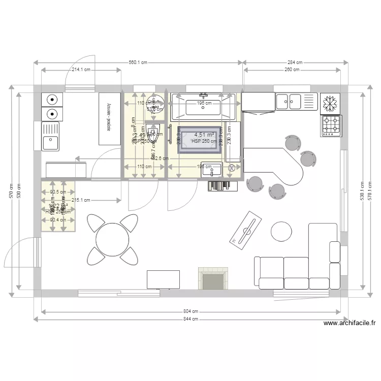 MAISON ETANGS. Plan de MAISON ETANGS. Plan de