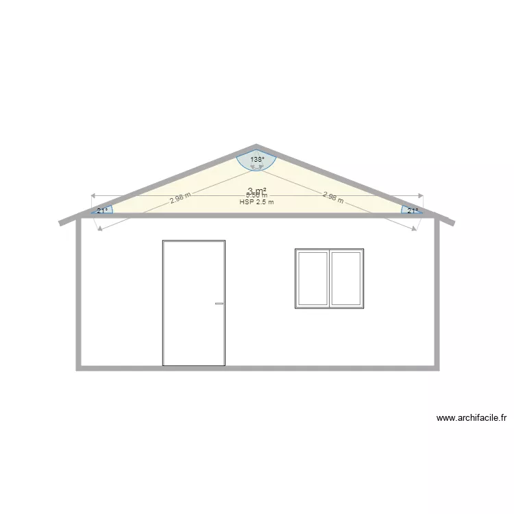 chalet ulmman facade est. Plan de 