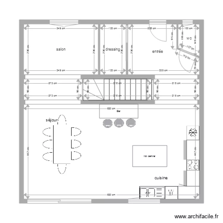 franck. Plan de 