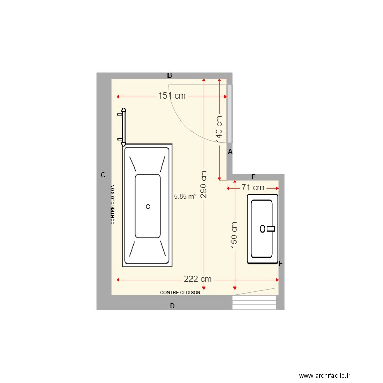 RODRIGUEZ Romain. Plan de 0 pièce et 0 m2