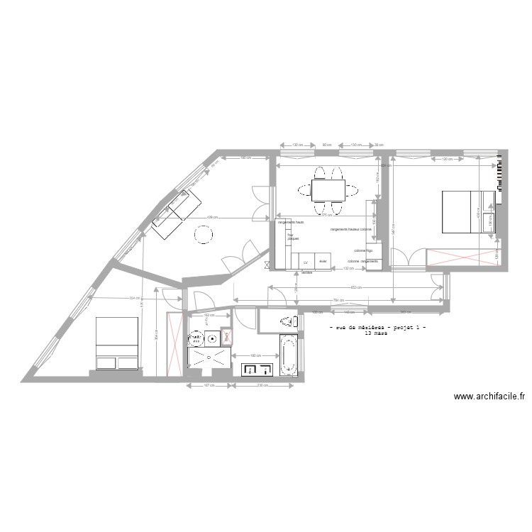 mezieres projet 1 13 mars bis. Plan de 0 pièce et 0 m2