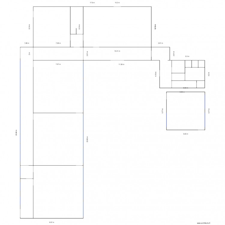 ECOLE ST JEAN LE BLANC. Plan de 0 pièce et 0 m2