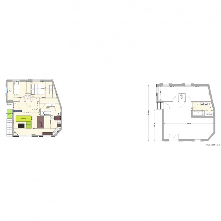 Maison Cannes v1. Plan de 0 pièce et 0 m2