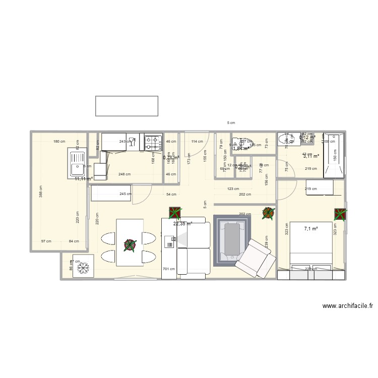 aparte courseulle. Plan de 0 pièce et 0 m2
