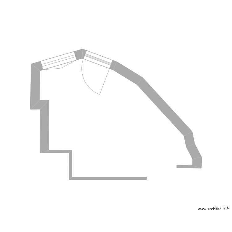 Cuisine projet. Plan de 0 pièce et 0 m2