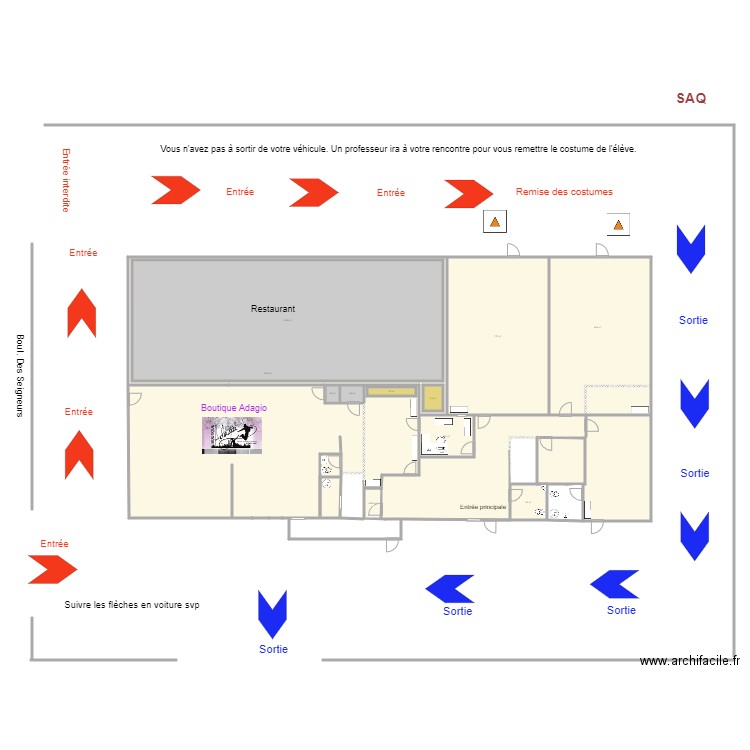 Remise de Costumes . Plan de 0 pièce et 0 m2