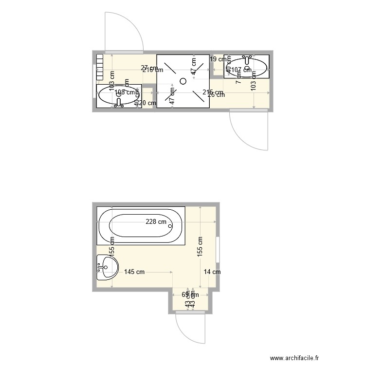 FAUVEY Julien existant. Plan de 0 pièce et 0 m2