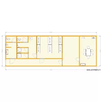 Vestiare Poutrelle apr&egrave;s travaux