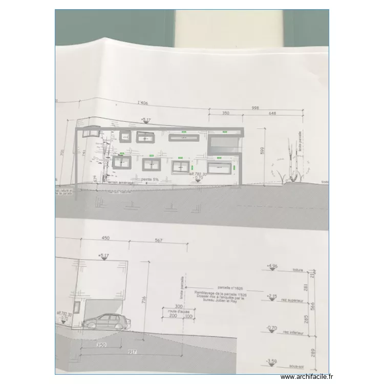 Coméraz voisin. Plan de Coméraz voisin. Plan de