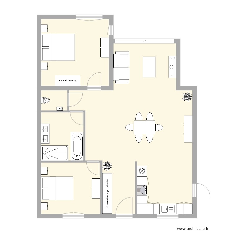 MATHILDE PORTEFER. Plan de 0 pièce et 0 m2