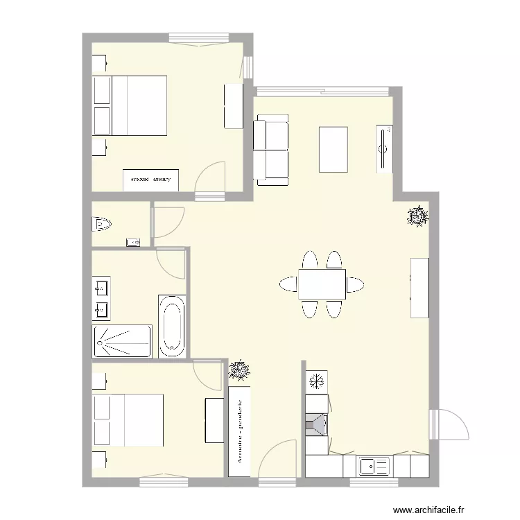 MATHILDE PORTEFER. Plan de 