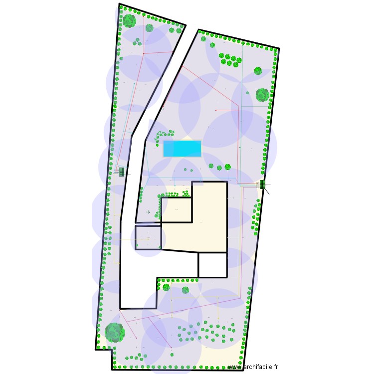 barbizon. Plan de 4 pièces et -784 m2