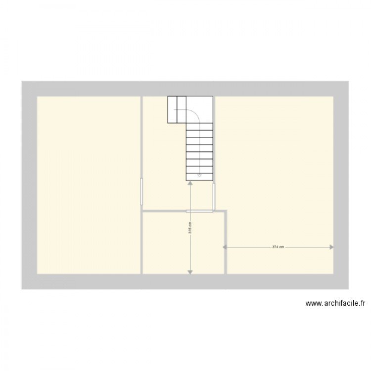 etage. Plan de 0 pièce et 0 m2