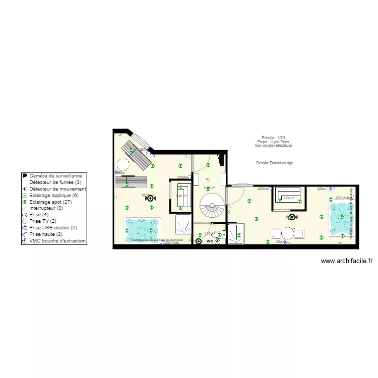  Espace d&eacute;tente plan &Eacute;lectricit&eacute; 01. Plan de 