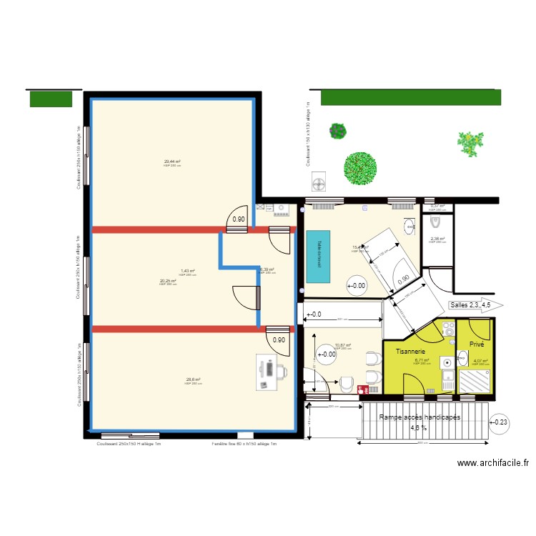 Extension maxi   3 pièces. Plan de 0 pièce et 0 m2